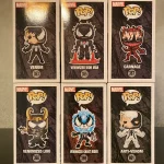 Bundle Funko Pop Marvel Venom #365 Venom / Carnage #367 / Anti-Venom #401 / Venomized Loki #368 / Ve - Funko Pop Figure