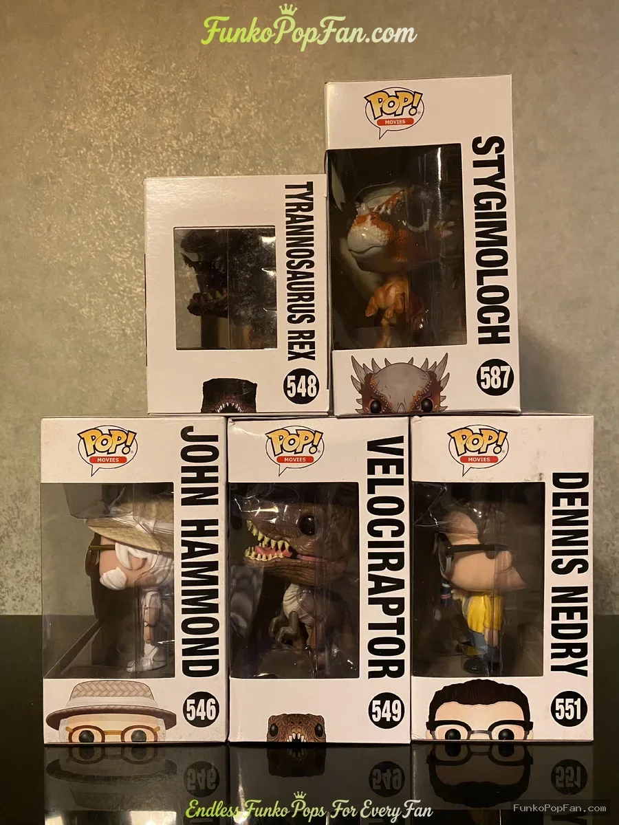 Bundle Funko Pop! Jurassic Park T-Rex #548 Tyrannosaurus Rex / Stygimoloch #587 Vinyl Figure Bobbleh - Funko Pop Figure