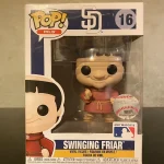 MLB Mascots #16 Swinging Friar Vinyl Figure Bobblehead Vaulted Collectible With Protector Funko Pop Figure