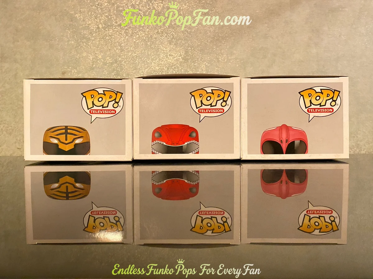 Bundle Funko Pop! Television Power Rangers #405 White Ranger / Red Ranger #406 / Pink Ranger #407 Vi - Funko Pop Figure