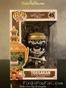 Asia Legendary Creatures & Myths #45 Tossakan Vinyl Figure Bobblehead Vaulted Collectible With Protector Funko Pop Figure