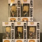 Bundle Funko Pop! Rocks Kurt Cobain Lot of 5 #64 + #65 + #66 Hot Topic Exclusive + #66 Hot Topic Exc - Funko Pop Figure