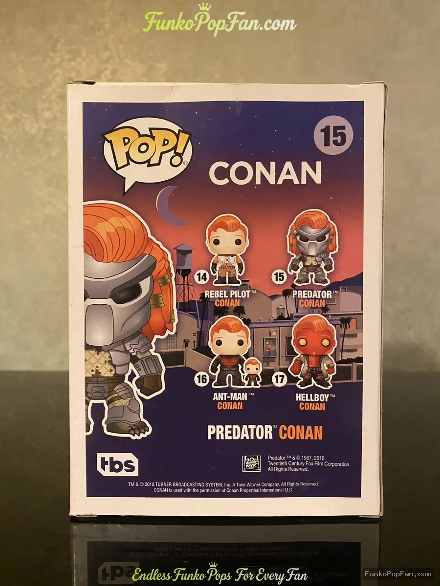 Funko Pop! Television Predator Conan #15 Vinyl Figure Bobblehead Vaulted Collectible With Protector - Funko Pop Figure
