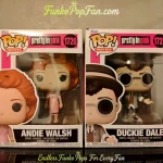Movies Pretty in Pink #1720 Andie Walsh / #1721 Duckie Dale Vinyl Figure Bobblehead Vaulted Collectible With Protector Funko Pop Figure