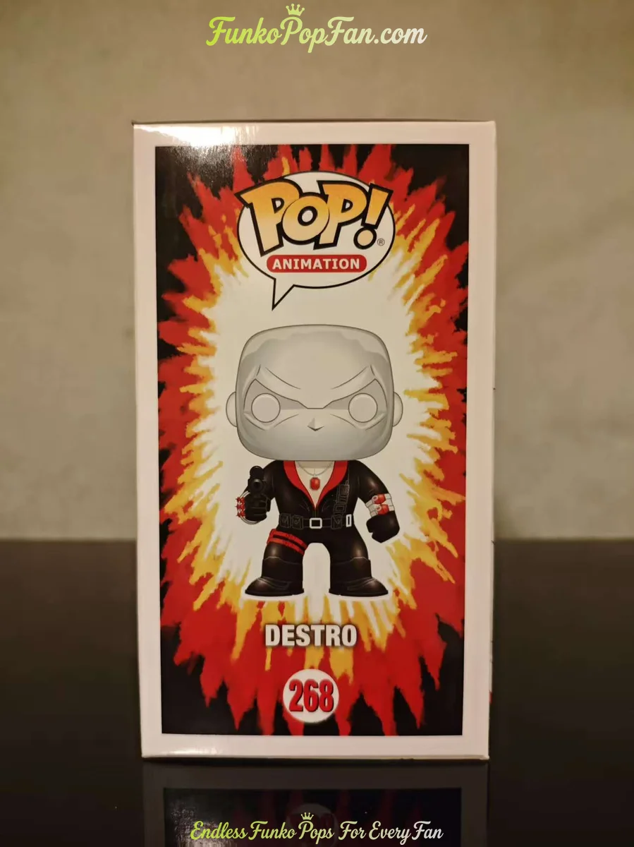 Funko Pop! Animation G.I. Joe #268 Destro (New York Comic Con Limited Edition) Vinyl Figure Bobblehe - Funko Pop Figure
