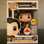 Hockey Pittsburgh Penguins #49 Mario Lemieux (Chase) Vinyl Figure Bobblehead Vaulted Collectible With Protector Funko Pop Figure