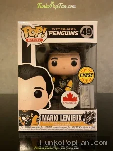 Hockey Pittsburgh Penguins #49 Mario Lemieux (Chase) Vinyl Figure Bobblehead Vaulted Collectible With Protector Funko Pop Figure