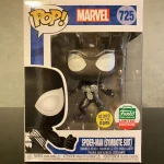 Marvel #725 Spider-Man (Symbiote Suit) Glow in the Dark | Funko Shop Limited Edition Vinyl Figure Bobblehead Vaulted Collectible With Protector Funko Pop Figure