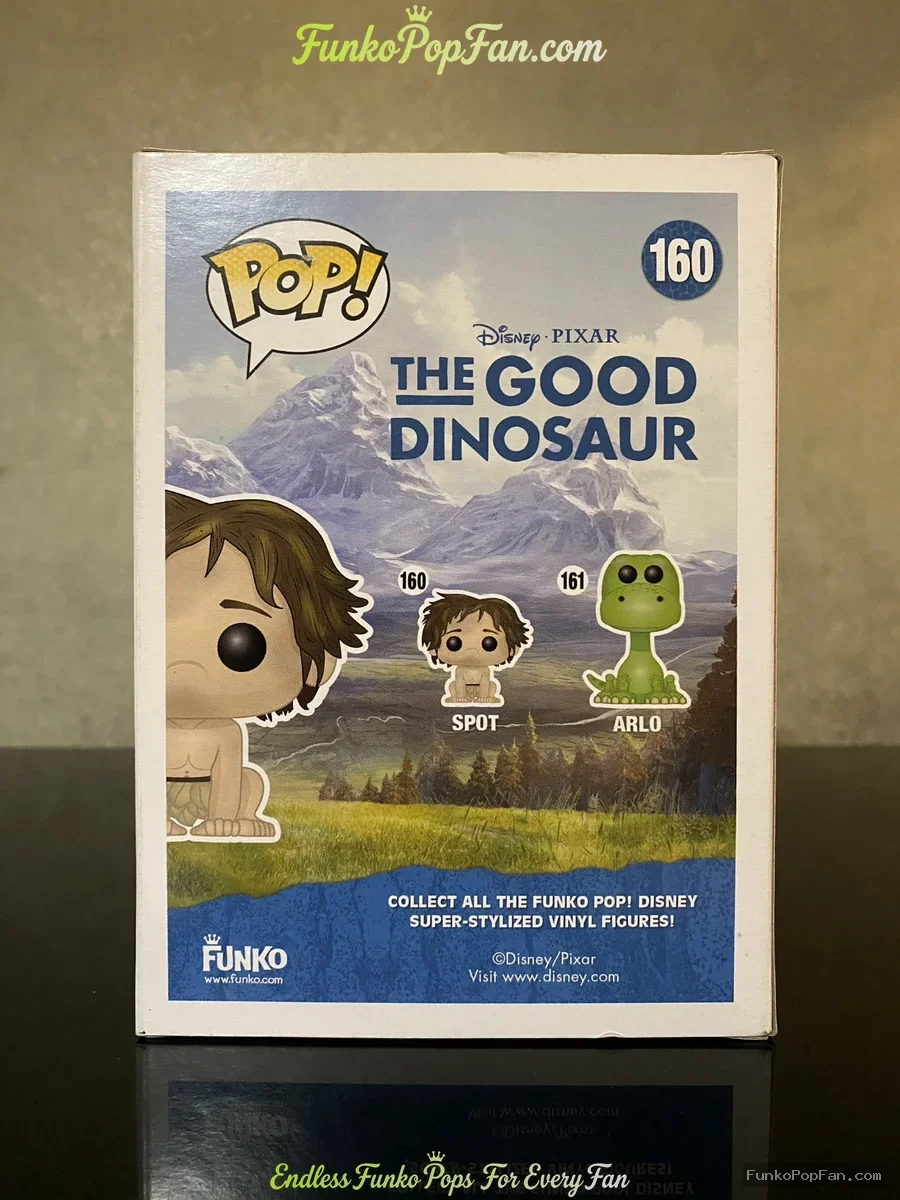 Funko Pop! Disney Pixar The Good Dinosaur #160 Spot Vinyl Figure Bobblehead Vaulted Collectible With - Funko Pop Figure