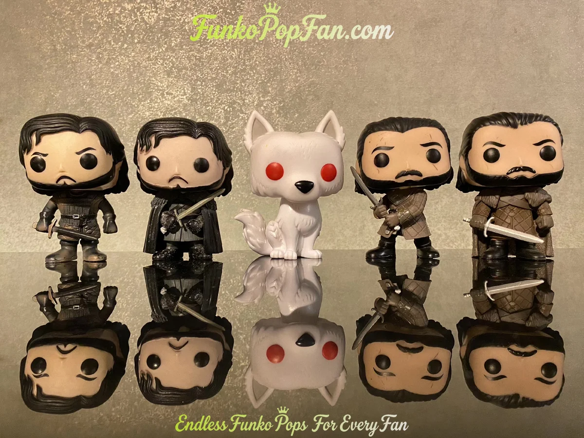 Bundle Funko Pop! Game of Thrones Jon Snow #432 Vinyl Figure Bobblehead Vaulted Collectible With Protector Funko Pop Figure