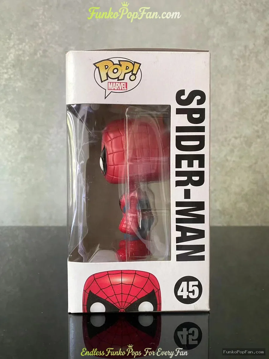 Funko Pop! Marvel The Amazing Spider-Man 2 #45 Spider-Man Vinyl Figure Bobblehead Vaulted Collectibl - Funko Pop Figure