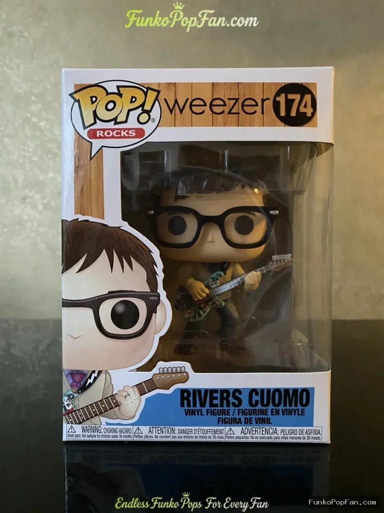 Rocks #174 Weezer Rivers Cuomo Vinyl Figure Bobblehead Vaulted Collectible With Protector Funko Pop Figure