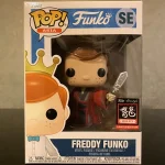 UNRELEASED Asia Freddy Funko as Song Jiang 1000 Pcs Mindstyle Vinyl Figure Bobblehead Vaulted Collectible With Protector Funko Pop Figure