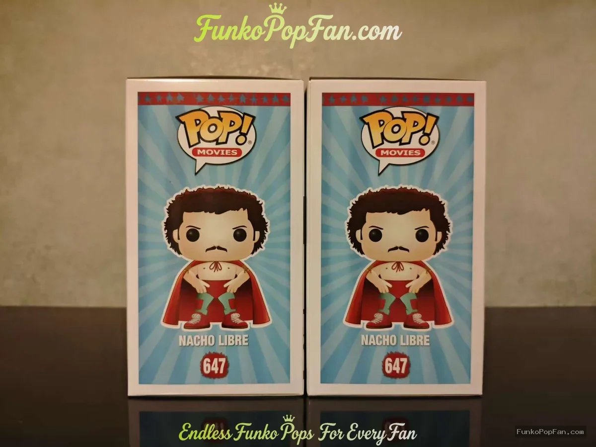 Bundle Funko Pop! Movies Nacho Libre #647 Nacho Libre (Chase) Vinyl Figure Bobblehead Vaulted Collec - Funko Pop Figure