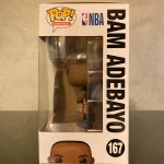 Funko Pop! Basketball #167 Bam Adebayo Vinyl Figure Bobblehead Vaulted Collectible With Protector - Funko Pop Figure