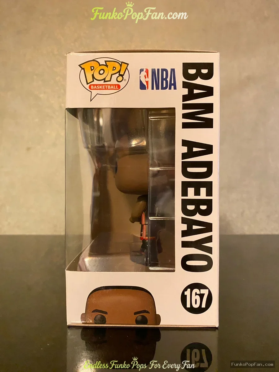 Funko Pop! Basketball #167 Bam Adebayo Vinyl Figure Bobblehead Vaulted Collectible With Protector - Funko Pop Figure