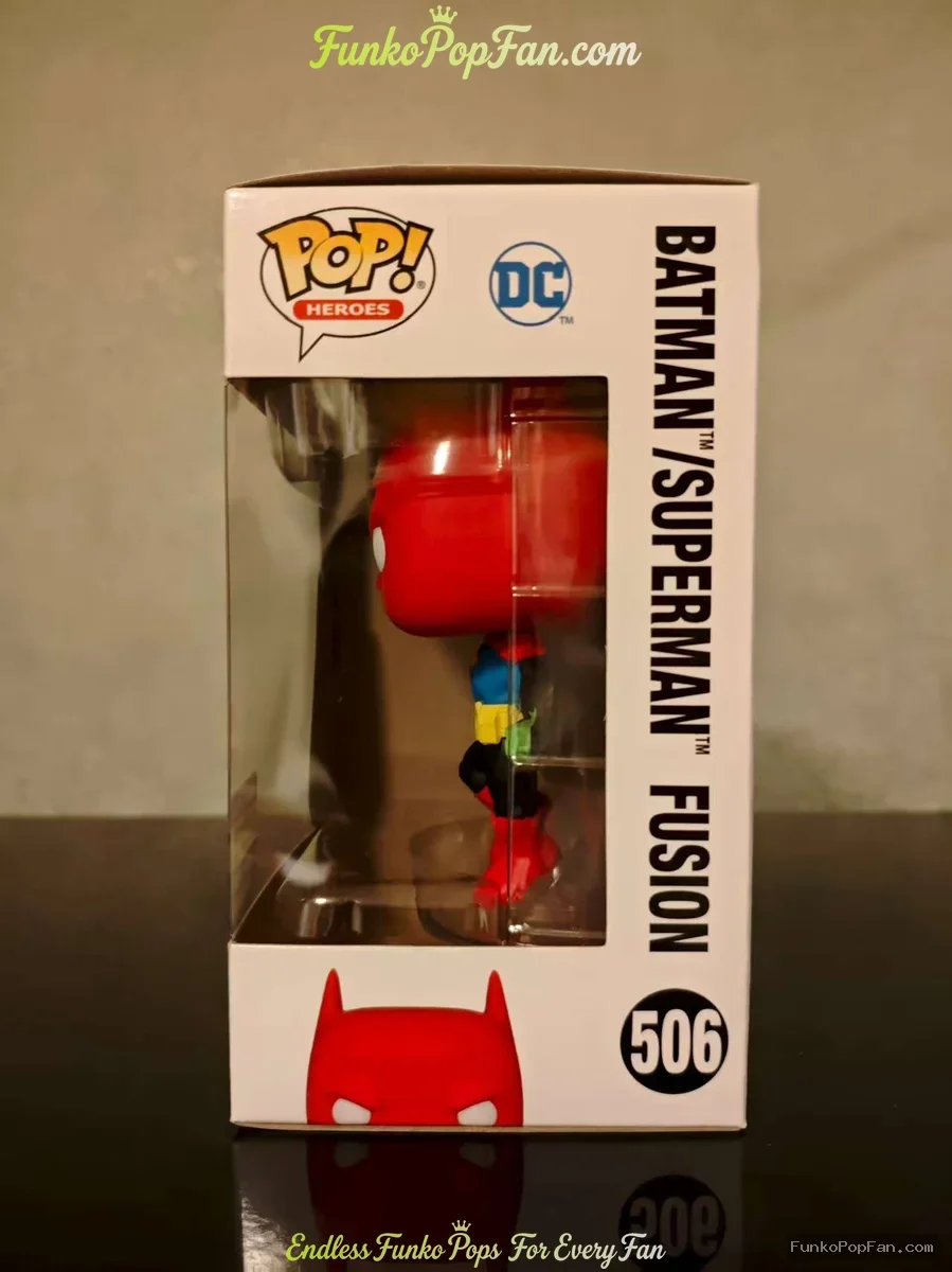 Funko Pop! Heroes #506 Batman/Superman Fusion (Summer Convention 2024 Limited Edition) Vinyl Figure  - Funko Pop Figure