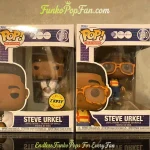 Television Seinfeld #1380 Steve Urkel (Chase + Common 2 set) Vinyl Figure Bobblehead Vaulted Collectible With Protector Funko Pop Figure