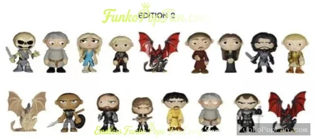 Bundle 17 pcs Full Set Sealed Case Funko Game of Thrones Mystery Minis #1-12 Vinyl Figure Bobblehead - Funko Pop Figure