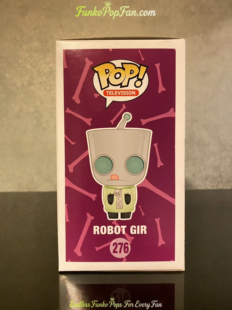 Funko Pop! Television Invader Zim #276 Robot Gir Vinyl Figure Bobblehead Vaulted Collectible With Pr - Funko Pop Figure