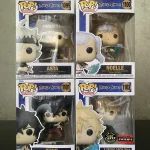 Bundle Funko Pop #1099/#1100/#1101/#1102 Black Clover Asta / Noelle / Yuno / Luci Voltia Vinyl Figure Bobblehead Vaulted Collectible With Protector Funko Pop Figure