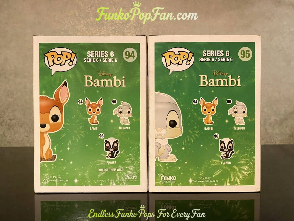 Bundle Funko Pop! Disney Bambi #94 Bambi (Flocked) Vinyl Figure Bobblehead Vaulted Collectible With  - Funko Pop Figure