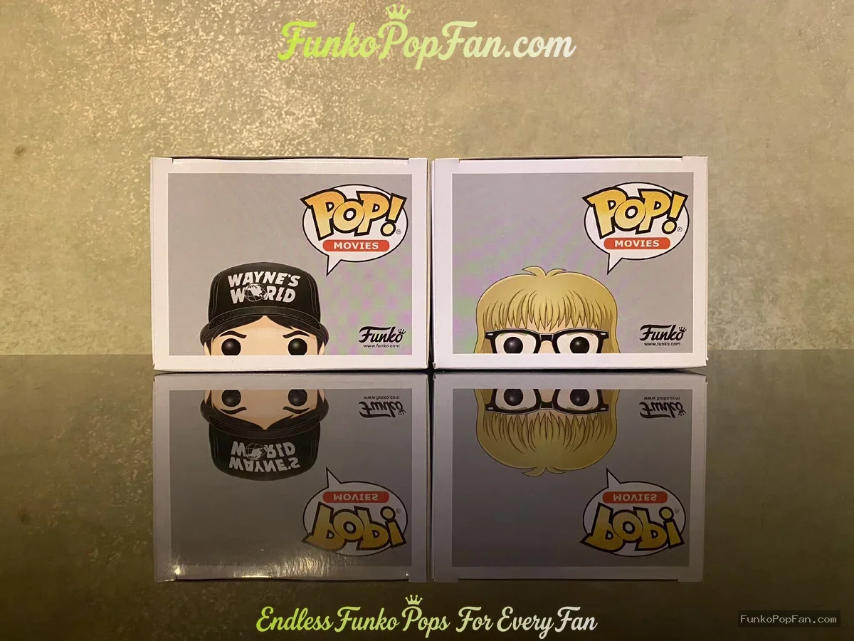 Funko Pop! Movies Wayne's World #684 Wayne / Garth #685 Vinyl Figure Bobblehead Vaulted Collectible  - Funko Pop Figure