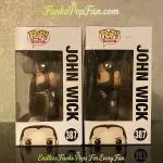 Bundle Funko Pop! Movies John Wick Chapter 2 #387 John Wick Chase + #387 John Wick Set of 2 w/Protec - Funko Pop Figure
