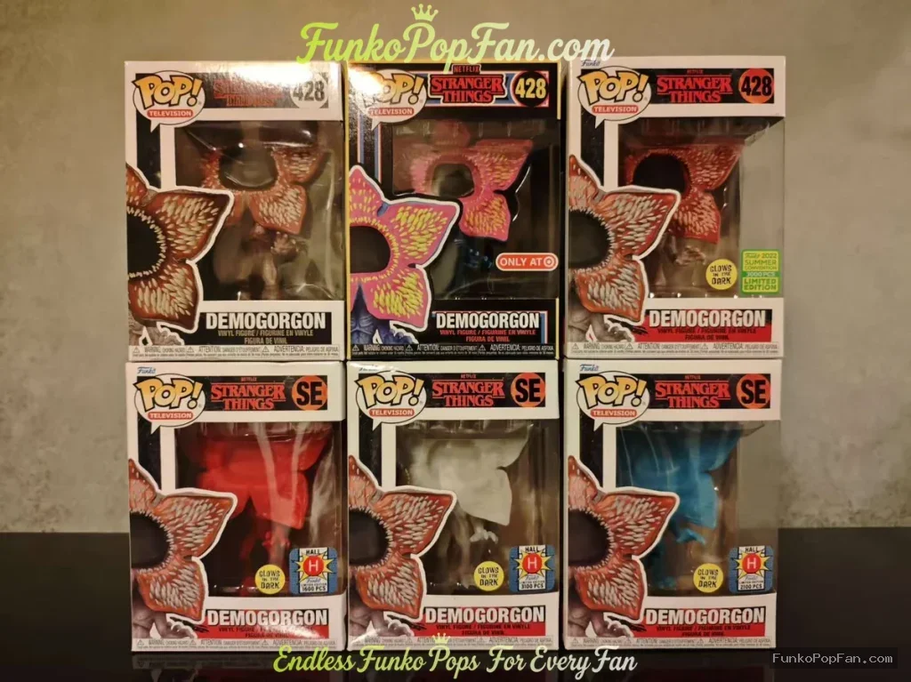 Stranger Things Demogorgon #428 Demogorgon (Glow in the Dark) Vinyl Figure Bobblehead Vaulted Collectible With Protector Funko Pop Figure