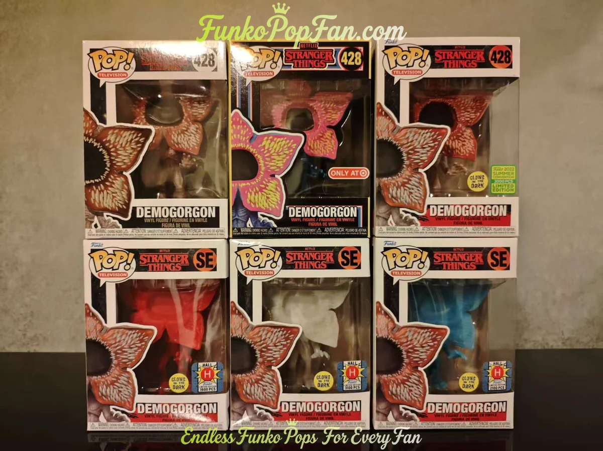 Stranger Things Demogorgon #428 Demogorgon (Glow in the Dark) Vinyl Figure Bobblehead Vaulted Collectible With Protector Funko Pop Figure