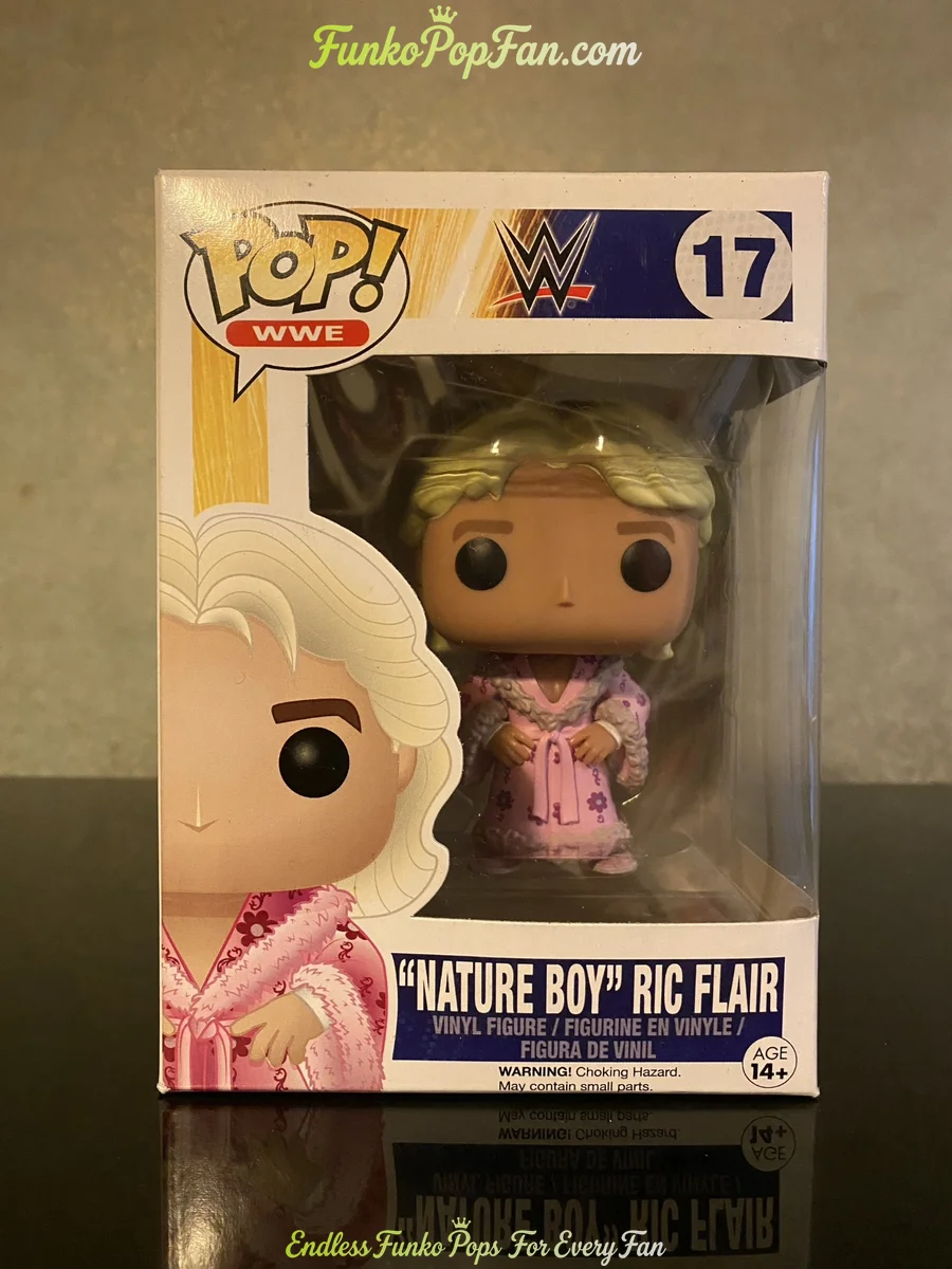 WWE Legends #17 'Nature Boy' Ric Flair (Target Exclusive) Vinyl Figure Bobblehead Vaulted Collectible With Protector Funko Pop Figure