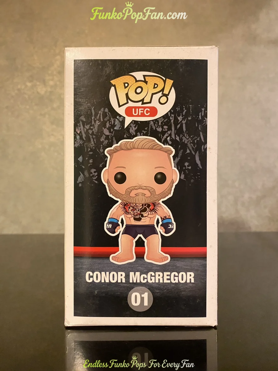 Funko Pop! UFC #01 Conor McGregor Vinyl Figure Bobblehead Vaulted Collectible With Protector - Funko Pop Figure
