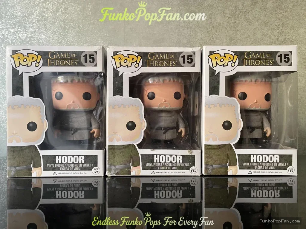 Game of Thrones Hodor #15 X1 Vinyl Figure Bobblehead Vaulted Collectible With Protector Funko Pop Figure