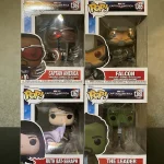 Bundle Funko Pop! Marvel Captain America Brave New World #1364 Captain America / #1365 Falcon / #1367 Ruth Bat-Seraph / #1368 The Leader Vinyl Figure Bobblehead Vaulted Collectible With Protector Funko Pop Figure