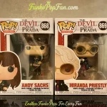 Movies The Devil Wears Prada #868 Andy Sachs / Miranda Priestly #869 Vinyl Figure Bobblehead Vaulted Collectible With Protector Funko Pop Figure