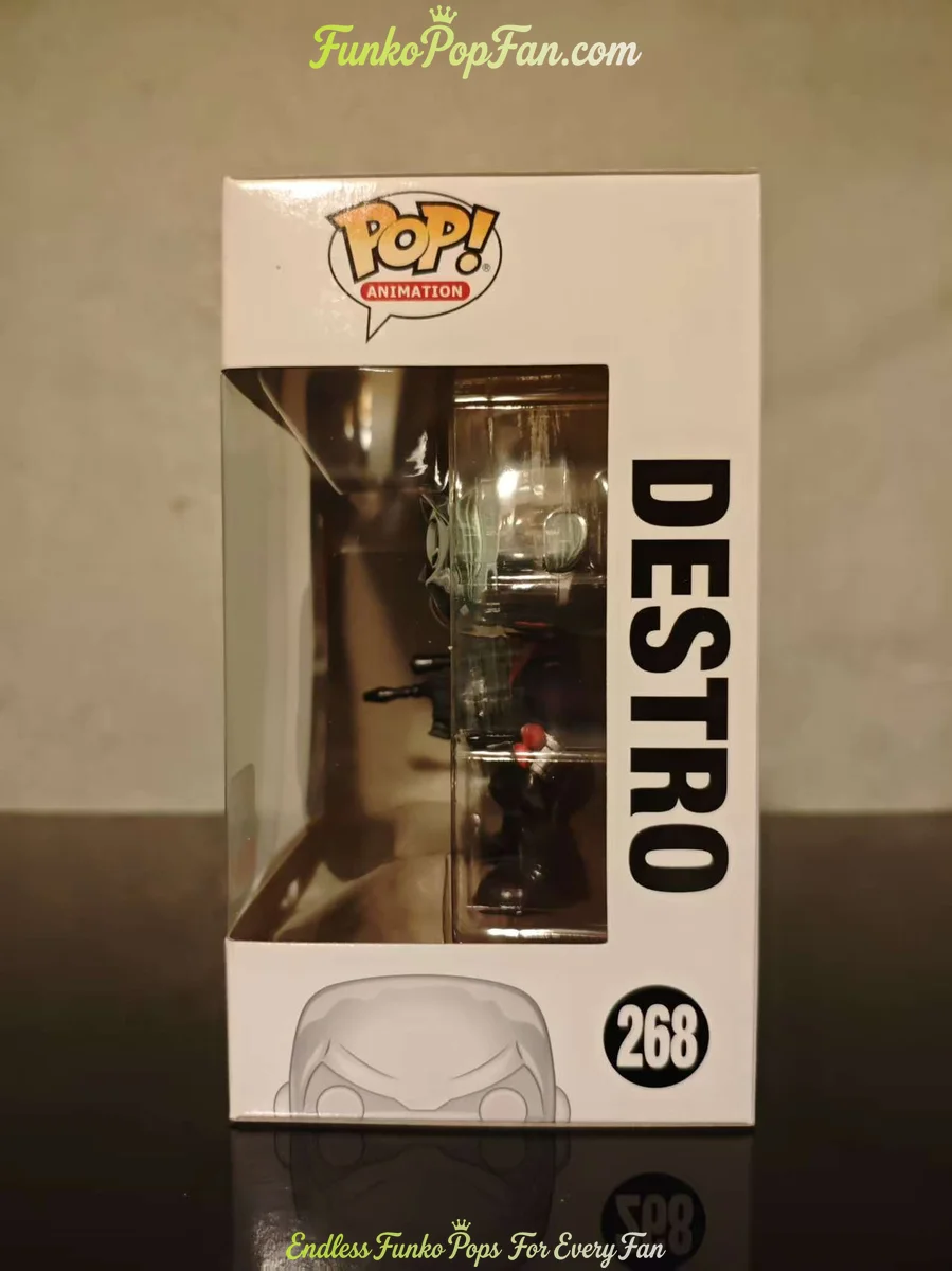 Funko Pop! Animation G.I. Joe #268 Destro (New York Comic Con Limited Edition) Vinyl Figure Bobblehe - Funko Pop Figure