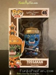 Asia Legendary Creatures & Mythology #45 Tossakan Vinyl Figure Bobblehead Vaulted Collectible With Protector Funko Pop Figure