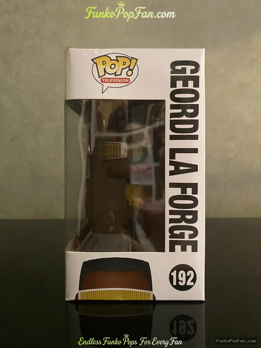 Funko Pop Television Star Trek The Next Generation #192 Geordi La Forge Vinyl Figure Bobblehead Vaul - Funko Pop Figure