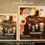 Funko Pop! Animation Attack on Titan #21 Mikasa Ackermann / Colossal Titan #23 Vinyl Figure Bobblehe - Funko Pop Figure