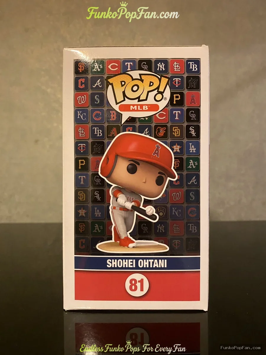 Funko Pop! MLB Los Angeles Angels #81 Shohei Ohtani Vinyl Figure Bobblehead Vaulted Collectible With - Funko Pop Figure