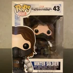 Marvel Captain America #43 Winter Soldier Vinyl Figure Bobblehead Vaulted Collectible With Protector Funko Pop Figure