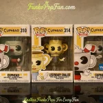 Bundle Funko Pop Games Cuphead Lot of 3 #310 Cuphead, #314 Legendary Chalice, #315 Cuphead (Walmart Exclusive) Vinyl Figure Bobblehead Vaulted Collectible With Protector Funko Pop Figure