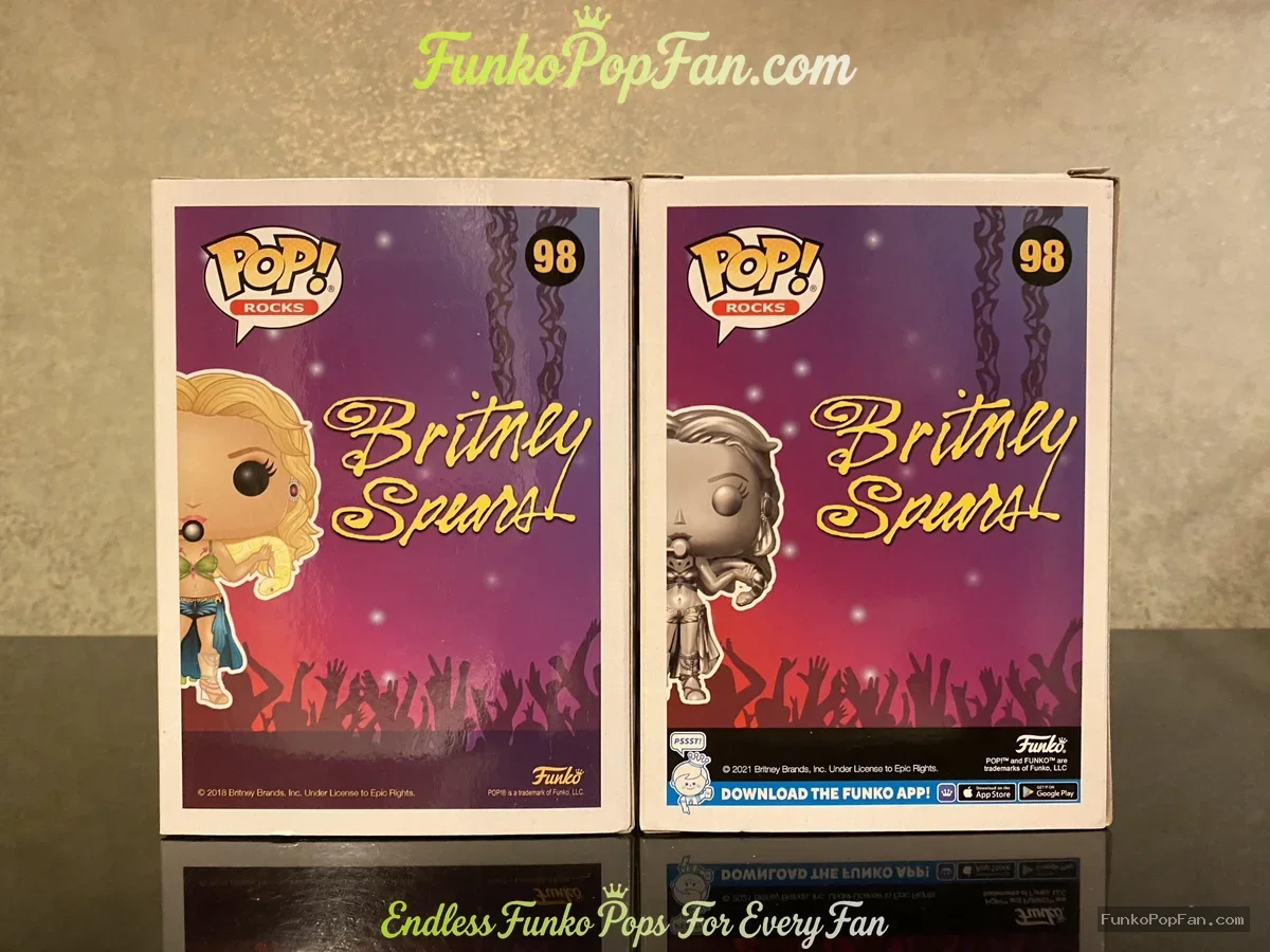 Bundle Funko Pop! Rocks Britney Spears #98 Britney Spears Vinyl Figure Bobblehead Vaulted Collectibl - Funko Pop Figure