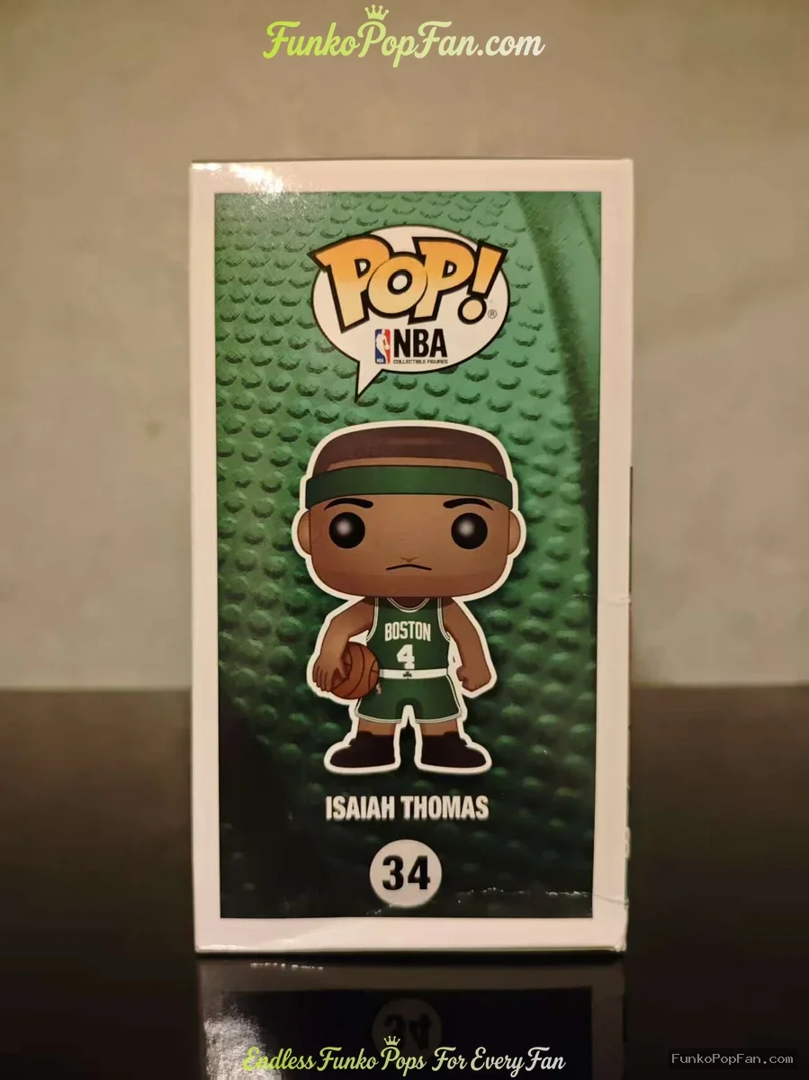 Funko Pop! Sports NBA #34 Isaiah Thomas Vinyl Figure Bobblehead Vaulted Collectible With Protector - Funko Pop Figure