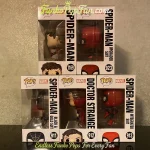 Bundle Funko Pop! Marvel Spider-Man Doctor Strange #911 Black & Gold Suit / #912 / #913 Integrated S - Funko Pop Figure