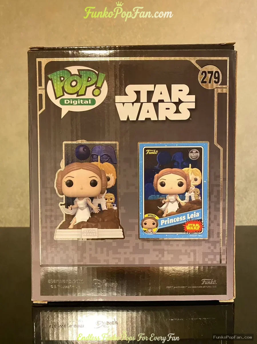 Funko Pop! Star Wars Deluxe #279 Princess Leia (LE 3300 Glow in the Dark) Vinyl Figure Bobblehead Va - Funko Pop Figure