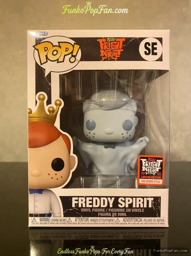 Fright Night #SE Freddy Spirit (10,000 pcs SE) Vinyl Figure Bobblehead Vaulted Collectible With Protector Funko Pop Figure