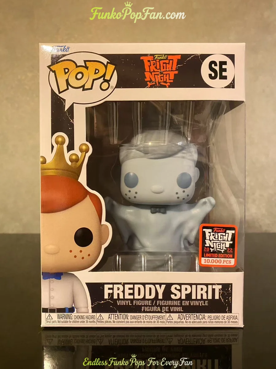 Fright Night #SE Freddy Spirit (10,000 pcs SE) Vinyl Figure Bobblehead Vaulted Collectible With Protector Funko Pop Figure
