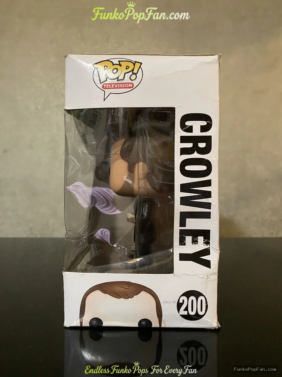 Funko Pop! Television Supernatural #200 Crowley Vinyl Figure Bobblehead Vaulted Collectible With Pro - Funko Pop Figure