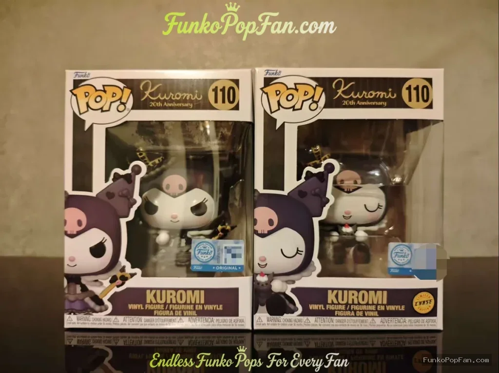 Bundle Funko Pop! Sanrio Kuromi Royal Outfit #110 Chase + Common Vinyl Figure Bobblehead Vaulted Collectible With Protector Funko Pop Figure